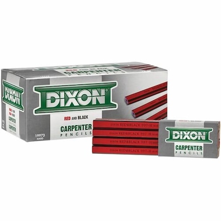 Dixon Ticonderoga PNCL, CARPTR, BLKRD, HRD, 12PK DIXX19973